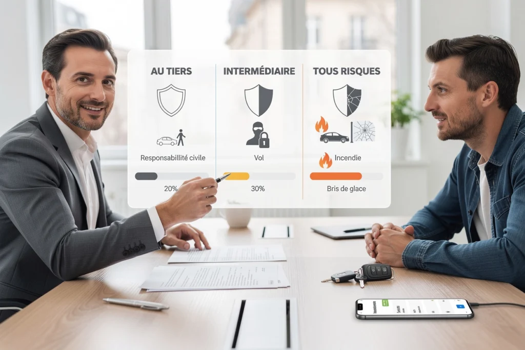 un assureur compare les différentes offres d'assurance auto un assureur compare les différentes offres d'assurance auto